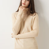 Maglione dolcevita 30% cashmere 70% lana merino