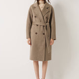 100% Merino Wool Fall Winter Long Pea Coat