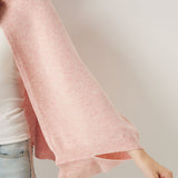 100% Merino Wool Knit Wrap Shawl with Sleeves