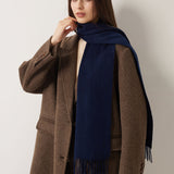 100% Pure Cashmere Scarf Fall Winter Plaid Soft