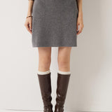 30% Cashmere,70% Merino Wool Bodycon Pencil Skirt