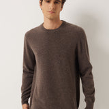 100% Cashmere Crew Neck Seamless Knit Sweater