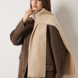 100% Merino Wool Scarf Solid Warm Ultra-Soft