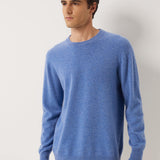 100% Cashmere Crew Neck Seamless Knit Sweater