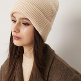 100% Cashmere Unisex Skull Cap Knit Beanie