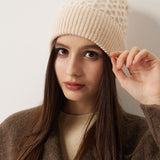 100% Cashmere Unisex Skull Cap Knit Beanie