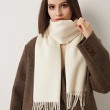 100% Pure Cashmere Scarf Fall Winter Plaid Soft