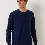 100% Cashmere Crew Neck Seamless Knit Sweater