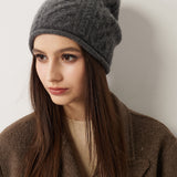 100% Cashmere Unisex Winter Skull Cap