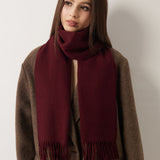 100% Pure Cashmere Scarf Fall Winter Plaid Soft