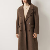 Double-Breasted 100% Merino Wool Pea Coat