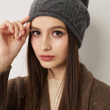 100% Cashmere Unisex Winter Skull Cap