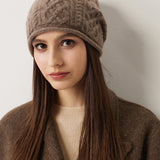 100% Cashmere Unisex Winter Skull Cap