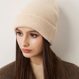 100% Cashmere Unisex Skull Cap Knit Beanie