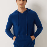 100% Cashmere Hoodies Knit Sweater Pullover