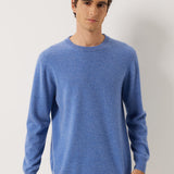 100% Cashmere Crew Neck Seamless Knit Sweater
