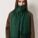 100% Merino Wool Scarf Solid Warm Ultra-Soft