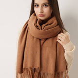 Women's Scarf 100% Merino Wool Knit Wrap Shawl