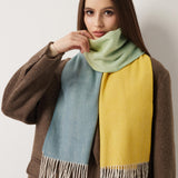 100% Merino Wool Scarf Fall Winter Knitted Scarves