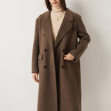 Double-Breasted 100% Merino Wool Pea Coat