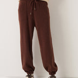 30% Cashmere,70% Merino Wool High Waist Sweatpants
