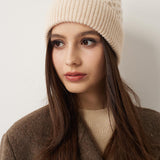 100% Cashmere Unisex Skull Cap Knit Beanie