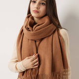 Women's Scarf 100% Merino Wool Knit Wrap Shawl