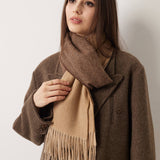 100% Pure Cashmere Scarf Fall Winter Plaid Soft