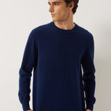 100% Cashmere Crew Neck Seamless Knit Sweater