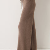 30% Cashmere,70% Merino Wool Wide Leg Sweatpants