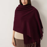 Women's Scarf 100% Merino Wool Knit Wrap Shawl