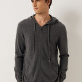 100% Cashmere Hoodies Knit Cardigan Sweater