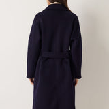 100% Merino Wool Fall Winter Long Pea Coat