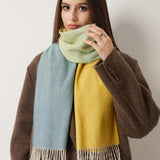 100% Merino Wool Scarf Fall Winter Knitted Scarves