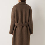 100% Merino Wool Fall Winter Long Pea Coat