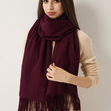 Women's Scarf 100% Merino Wool Knit Wrap Shawl