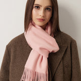 100% Pure Cashmere Scarf Fall Winter Plaid Soft
