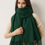 Women's Scarf 100% Merino Wool Knit Wrap Shawl