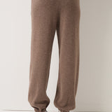 30% Cashmere,70% Merino Wool High Waist Sweatpants
