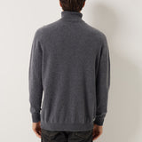 100% Cashmere Turtleneck Seamless Knit Sweater