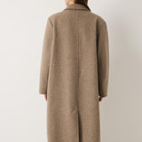 Double-Breasted 100% Merino Wool Pea Coat