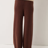 30% Cashmere,70% Merino Wool Wide Leg Sweatpants