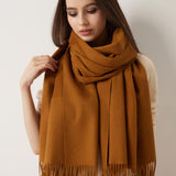 Women's Scarf 100% Merino Wool Knit Wrap Shawl