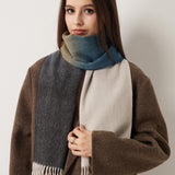 100% Merino Wool Scarf Fall Winter Knitted Scarves