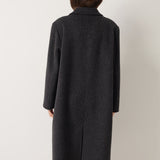 Double-Breasted 100% Merino Wool Pea Coat