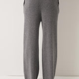 30% Cashmere,70% Merino Wool Wide Leg Sweatpants