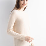 100% 메리노 울 심리스 크루넥 스웨터