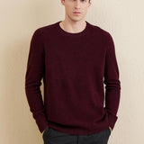 Chanyarn Men's 100% Merino Wool Sweater 2025 Fall Winter Casual Crewneck Warm Soft Long Sleeve Knitted Sweater