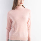 Women's 100% Pure Cashmere Sweater Turtleneck Long Sleeve Warm Soft 2025 Fall Winter Knit Pullover