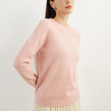 Women's 100% Pure Cashmere Sweater 2025 Fall Winter Crew Neck Long Sleeve Warm Soft Knitted Pullover